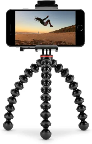 Joby GRIPTIGHT Action KIT APPLEAPPLE ONLY Accessories Mob Smartphone Tripod Black TPE Flexible Legs Compatible with Smartphone GoPro