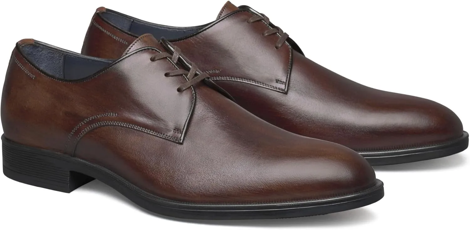 Johnston & Murphy Flynch Plain Toe Lace-Up Dress Shoe