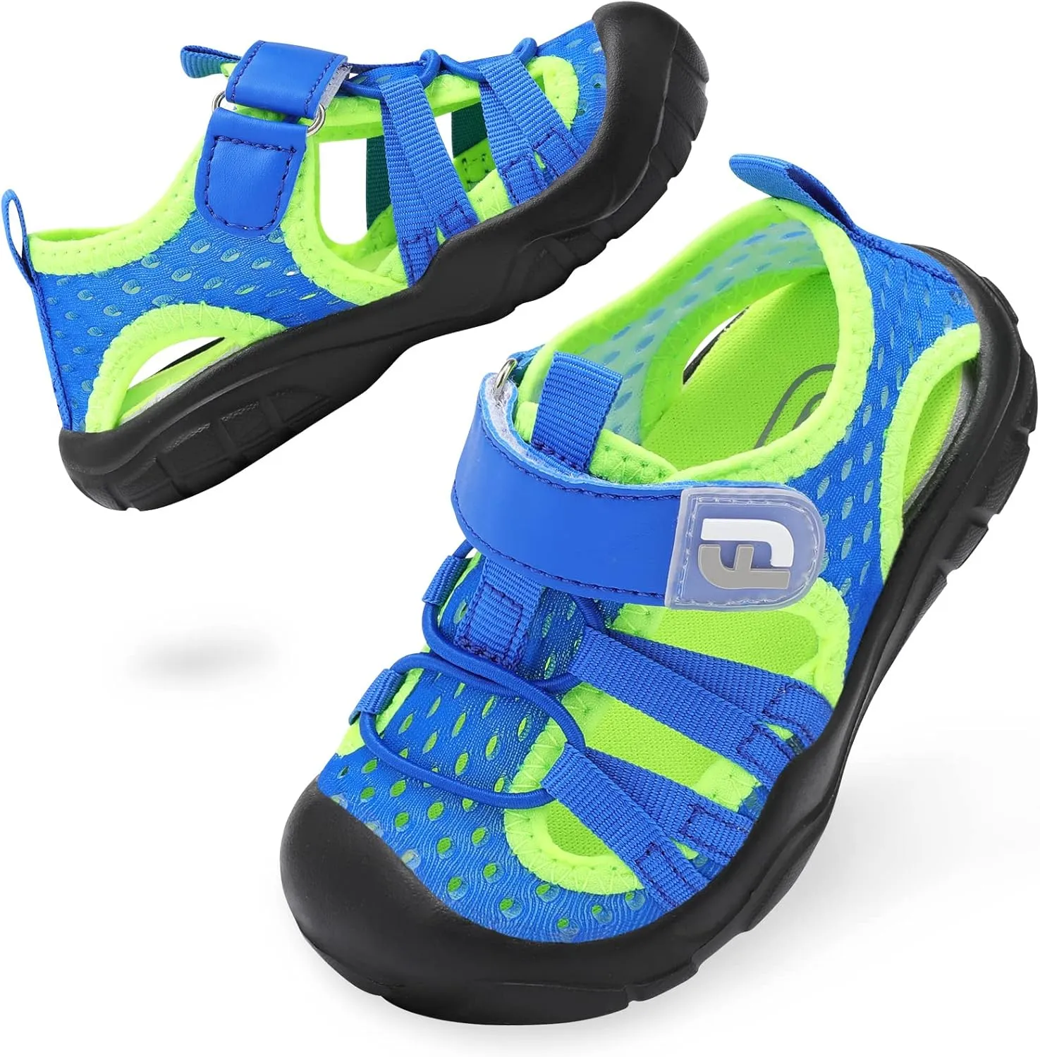 JOINFREE Toddler Boys Girls Water Shoes Breathable Qucik Dry Sport Beach Sandals Lightweight Barefoot Flexible