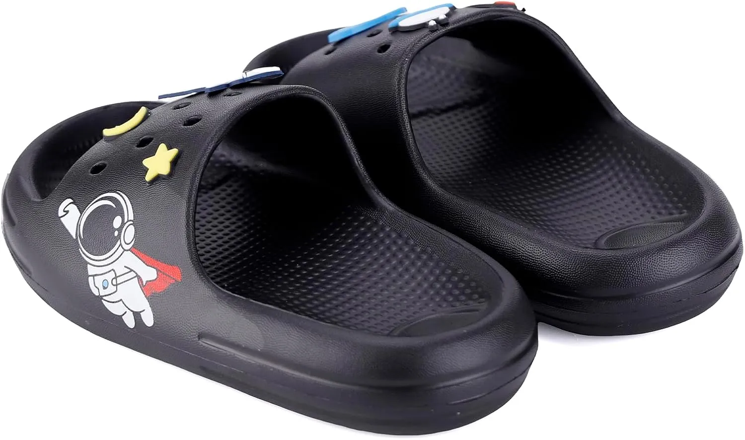 KAKU NANU Kids Slide Sandals EVA Cloud Slippers Open Toe Soft Slides Lightweight Non-slip Unisex Children Cozy Summer Flip Flop Shoes
