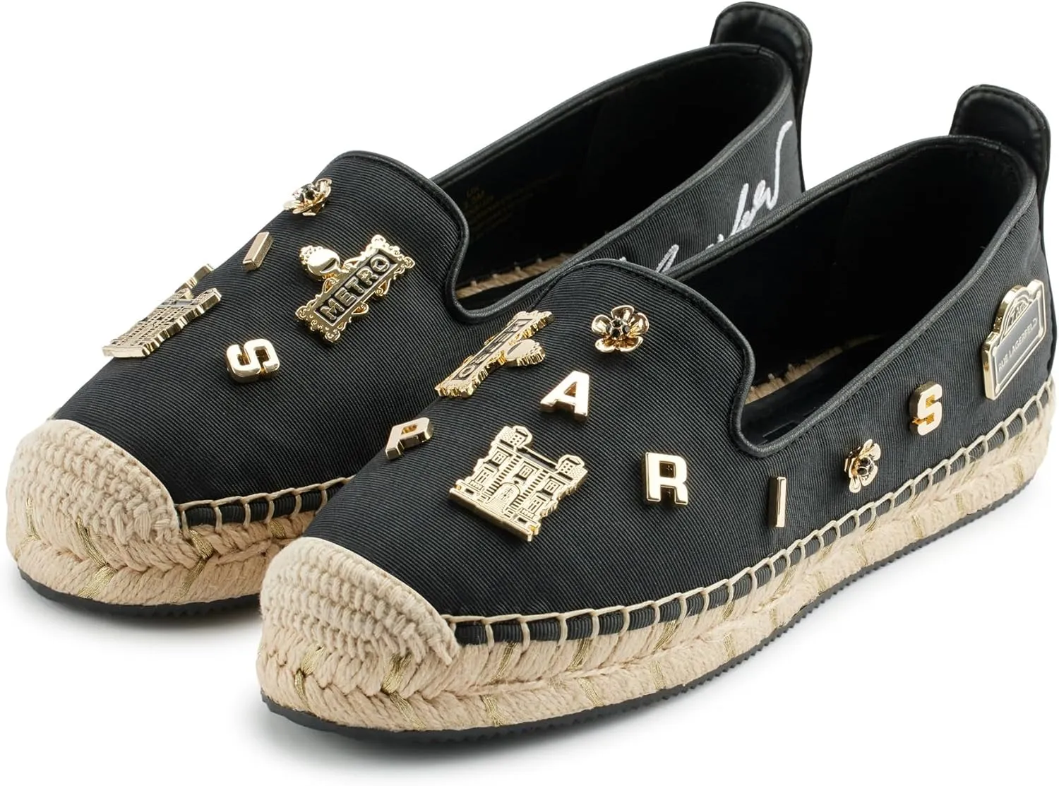 KARL LAGERFELD Women's Cushioned Insole Everyday Michaela Rue Pins Shoe Platform
