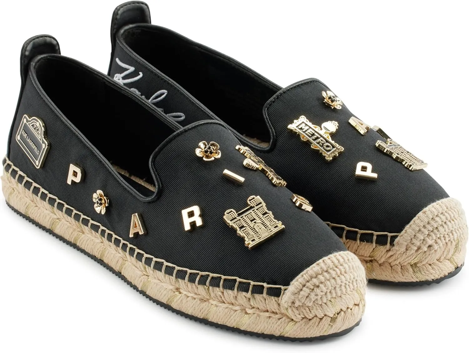 KARL LAGERFELD Women's Cushioned Insole Everyday Michaela Rue Pins Shoe Platform