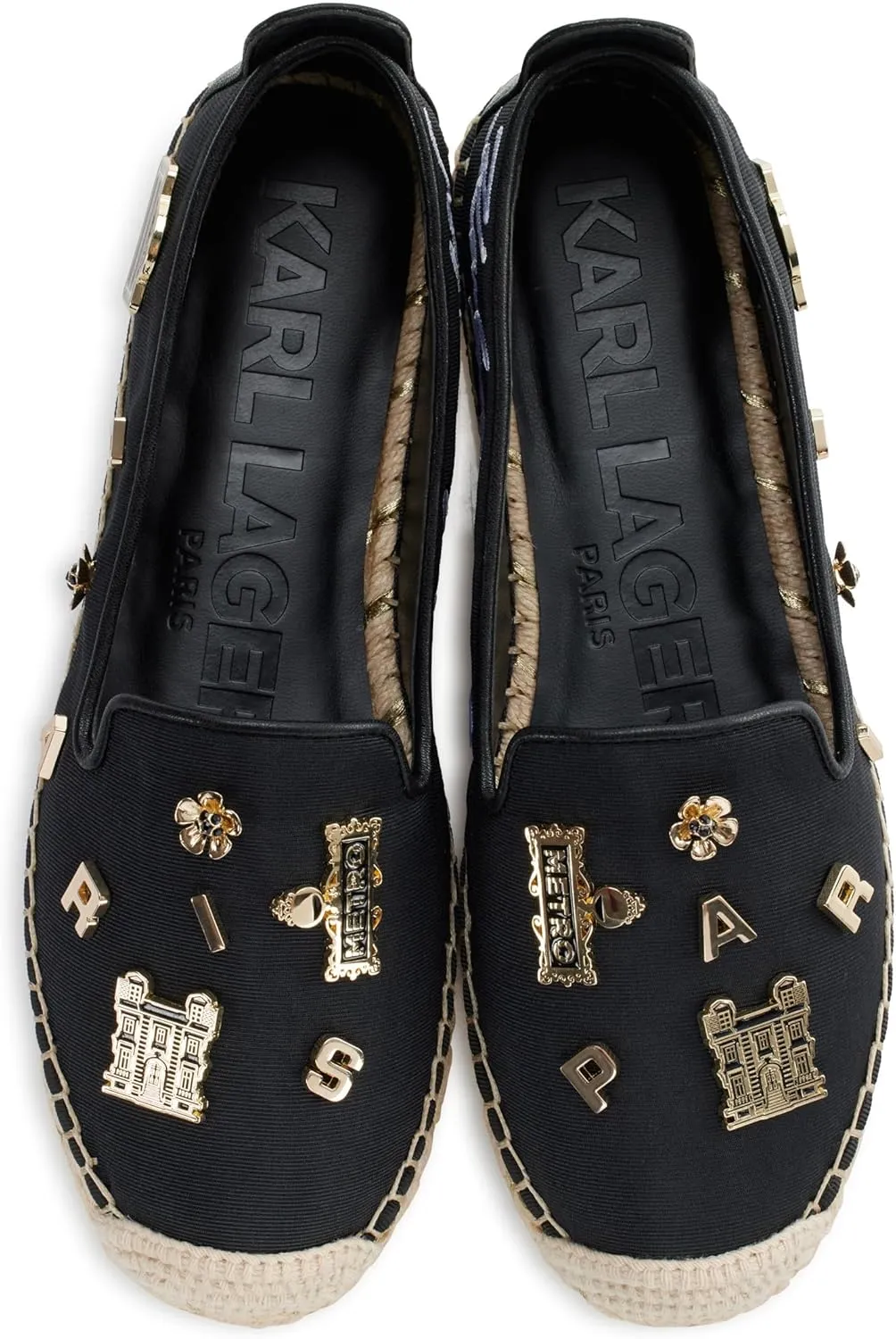 KARL LAGERFELD Women's Cushioned Insole Everyday Michaela Rue Pins Shoe Platform