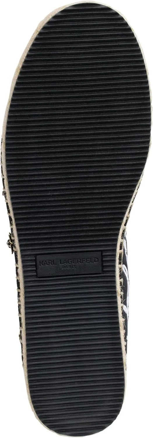KARL LAGERFELD Women's Cushioned Insole Everyday Michaela Rue Pins Shoe Platform