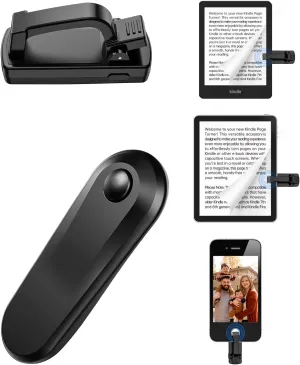 Kindle Page Turner, Remote Control Page Turner for Kindle Paperwhite Oasis EReaders Kobo, Kindle Clicker Page Turner for iPhone,iPad, Android Tablets Reading Novels,Camera Record & Shutter Selfie