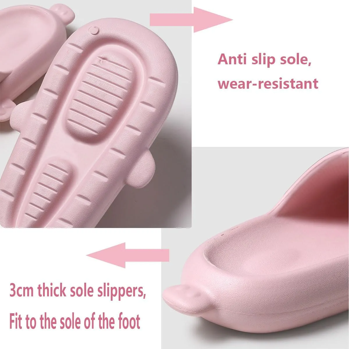 Kvikci Clownfish Cloud Slippers, Tongue Kiss Slipper, Unisex Summer Animal Slides, Bass Sandals, Fish Flip Flops Couple Shoes