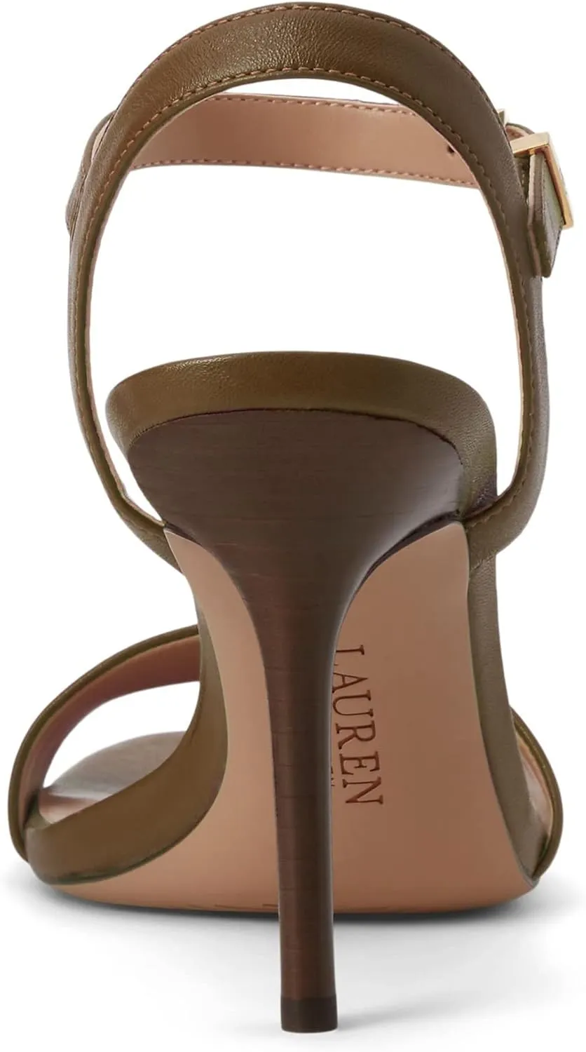 Lauren Ralph Lauren Women's Gwen Nappa Leather Sandal Pump