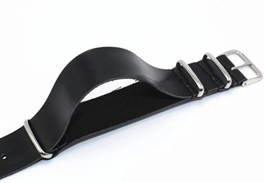 Leather Watch Band Strap Watchband Leather Straps Clock Replacement Writstband(E,18mm)