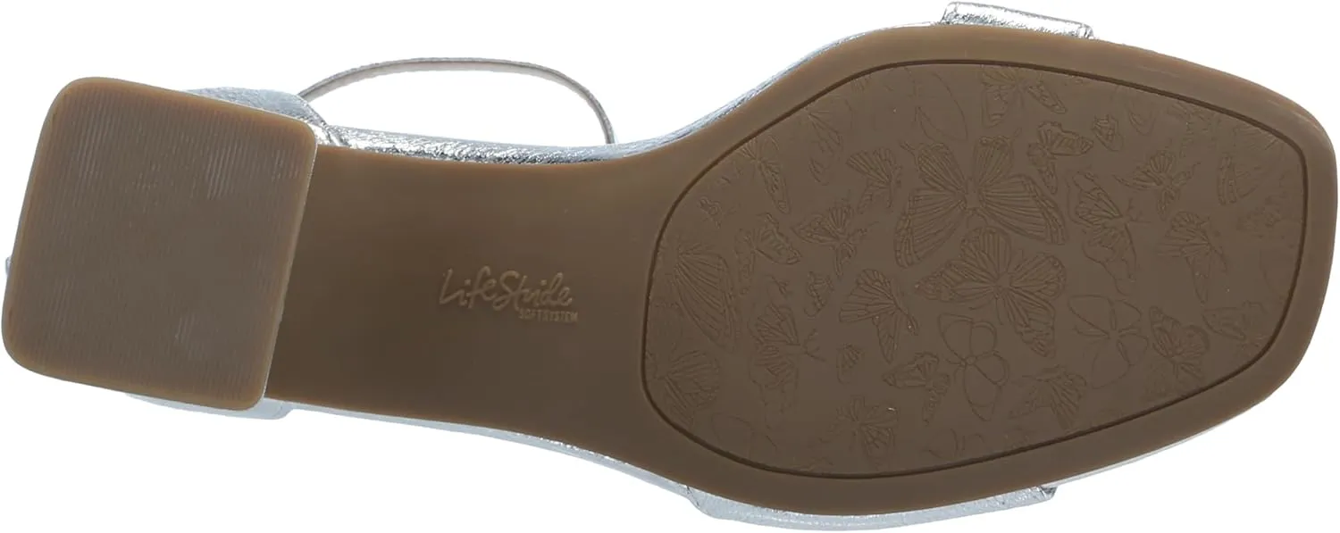 LifeStride Women's Cassidy Ankle Strap Dress Sandals Heeled