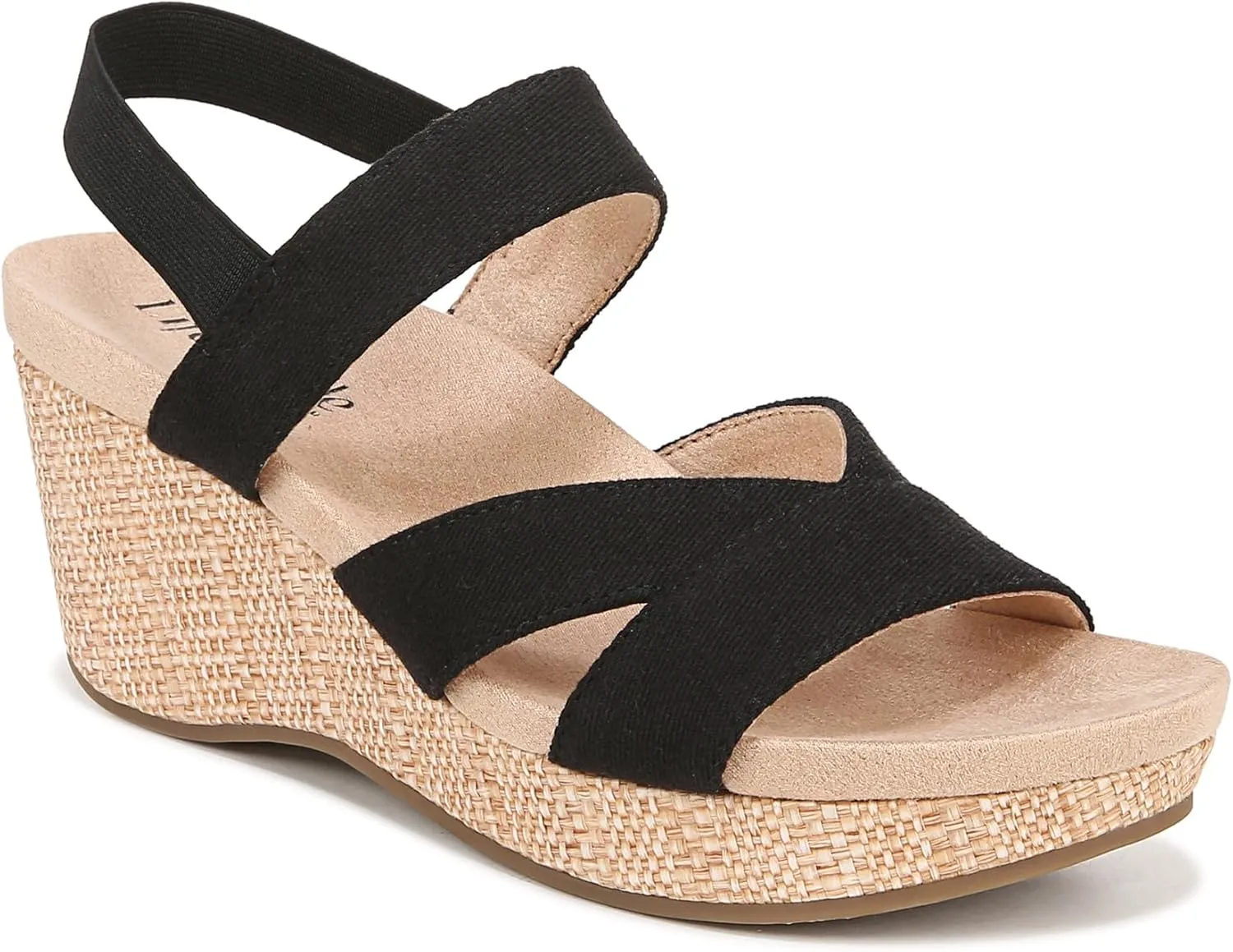 Lifestride Women's Danita Strappy Wedge Sandal