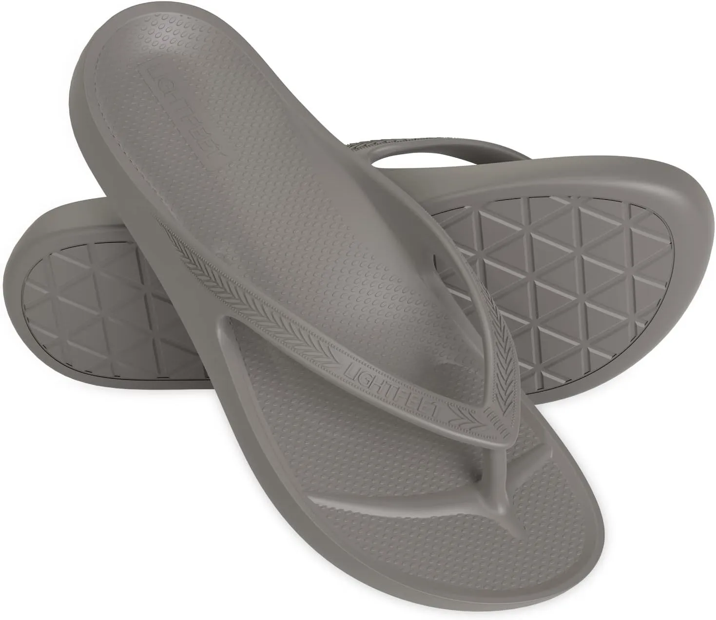 LightFeet Arch Support Flip Flops – Australian Podiatrists Designed FlipFlops for Women & Men Prevent Tired Aching Legs | Unisex Orthotic Plantar Fasciitis Flip Flops Made From Recycled Materials
