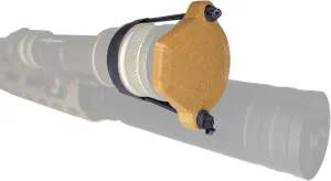 Light/Lens Cover for Weapon Mounted Flashlights Higher-Temp PETG-CF (Black, PDG Dual Fuel Mod.2)