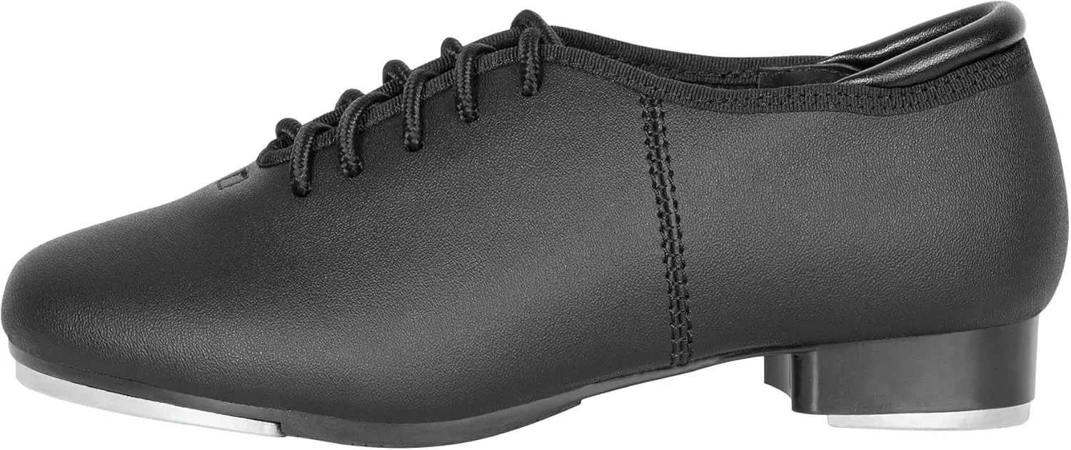 Linodes Unisex-Child Lace up Tap Shoe for Girls, Boys and Kids Tap Flat