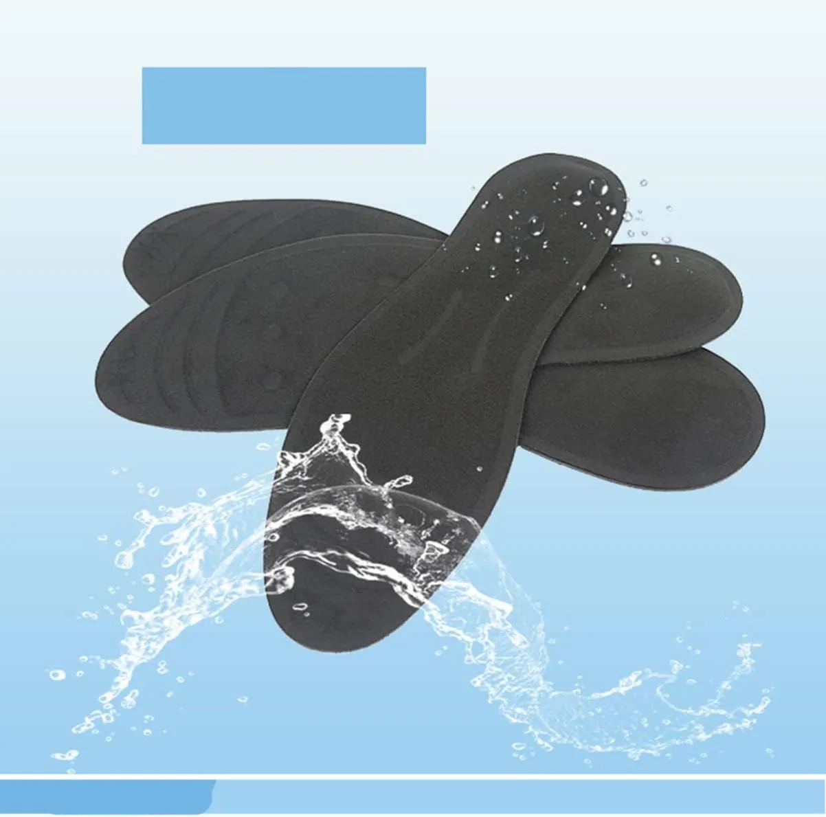 Liquid Massaging Orthotic Shoe Insoles Filled Insert Absorbs Therapeutic Foot Massage Shoe Inserts