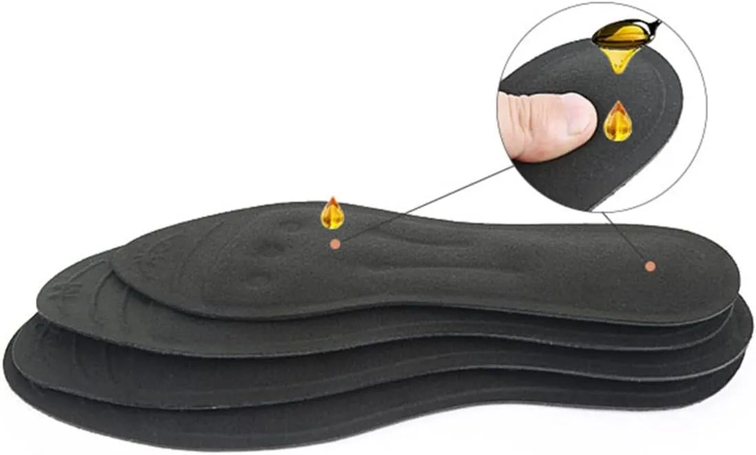 Liquid Massaging Orthotic Shoe Insoles Filled Insert Absorbs Therapeutic Foot Massage Shoe Inserts