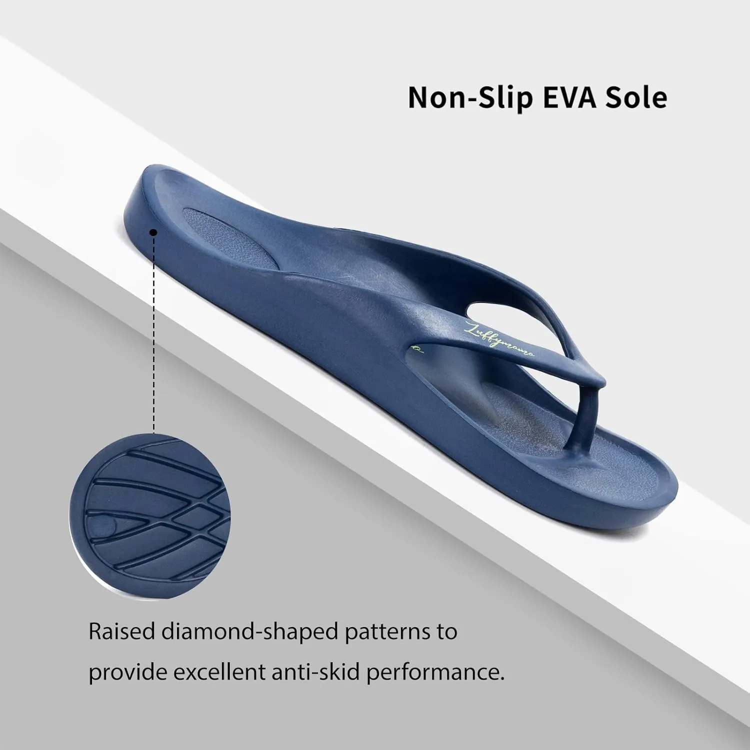 Luffymomo Womens Mens Flip Flops Sandals Slip on Sport Summer Beach Thong