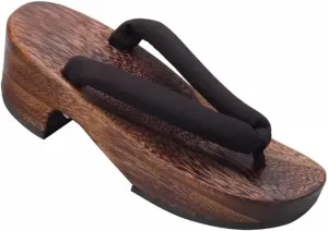 MEHWSUR Wooden Geta Sandals Clogs Women Flip Flops Stage,Classic Fashion Mens Cosplay Geta Clogs Slippers,Geta Clogs Sandals Flip Flop Japanese Style Traditional Slippers