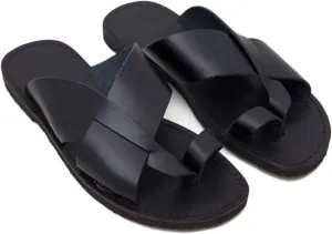 Mens Bunion Splints Flip Flops,Vintage Roman Comfort Orthopedic Sandals,Summer Lightweight Breathable Toe Corrector Slippers for Men,for Plantar Fasciitis