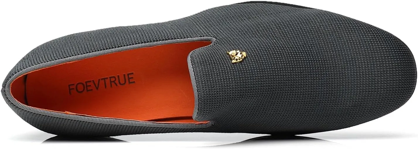 Men's Dress Loafers Stylish Flying Woven Party Wedding Shoes
