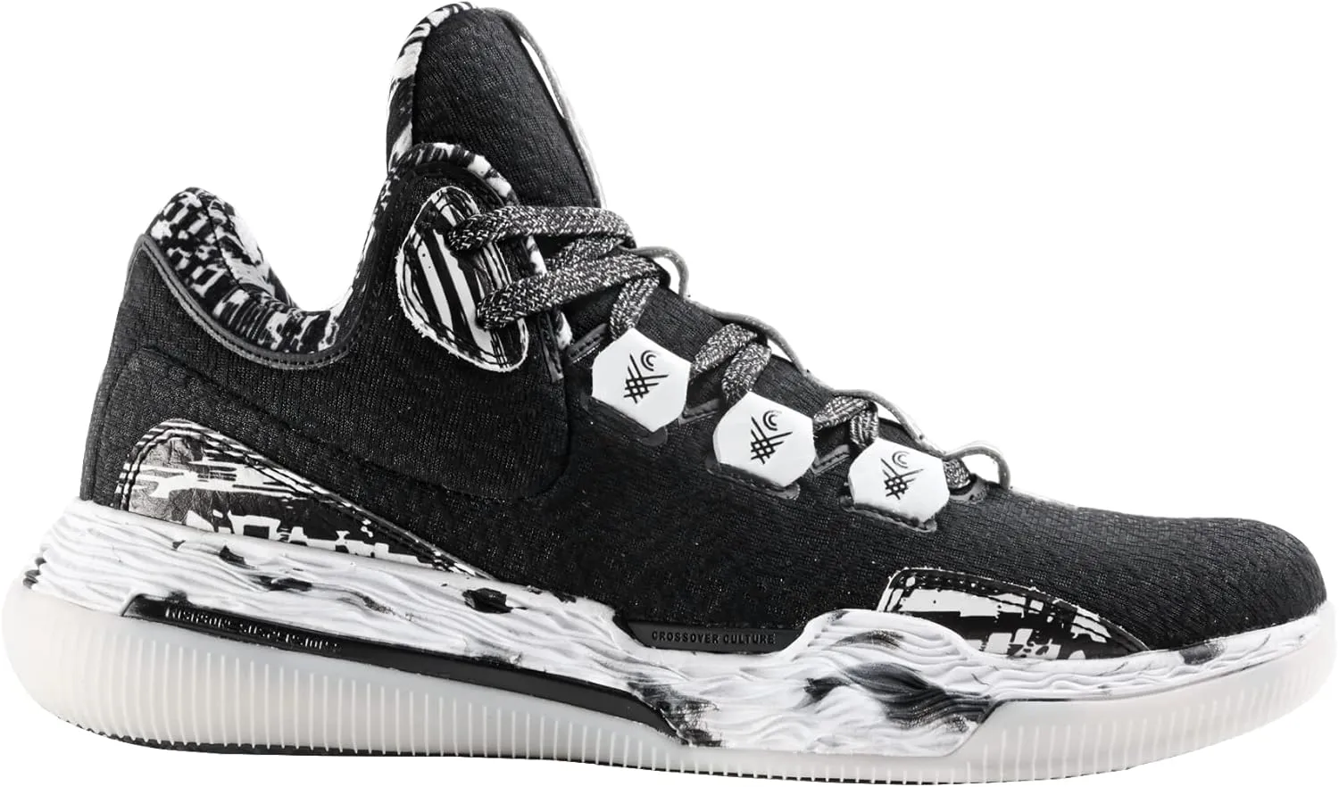 Mens Sniper Basketball Shoes - Flexible Full Grain Leather and Air Mesh Low Top Basketball Shoes for Men