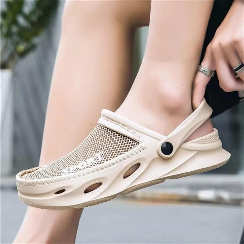Men's Soft Breathable Mesh Summer Slippers for Outdoor Walking Beach