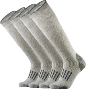 Merino Wool Over the Calf Socks for Men Hiking Hunting Ski Snowboarding Knee High Boot Warm Thick Cold Weather Winter