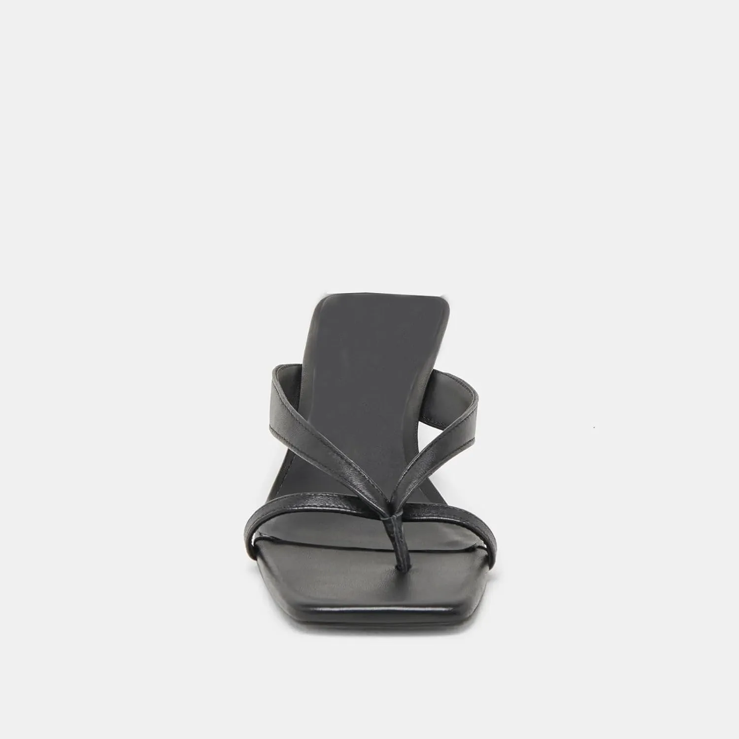 MICIFA Kitten Heel Sandals for Women Low Heels Flip Flop Fashion Strappy Mule Heels Rounded Open Toe Casual Slides Heeled Thong Sandals Women