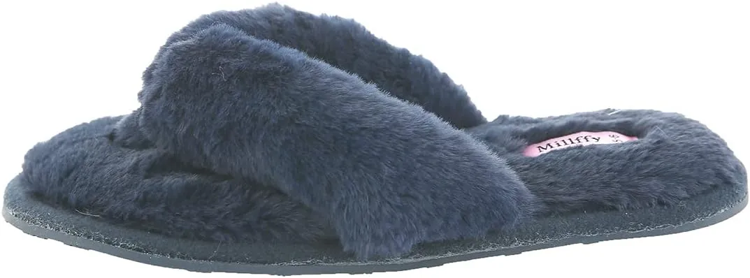 Millffy Fuzzy Fluffy Open Toe Slippers for Summer Warm Comfy flip Flop Slippers for Women Slip on