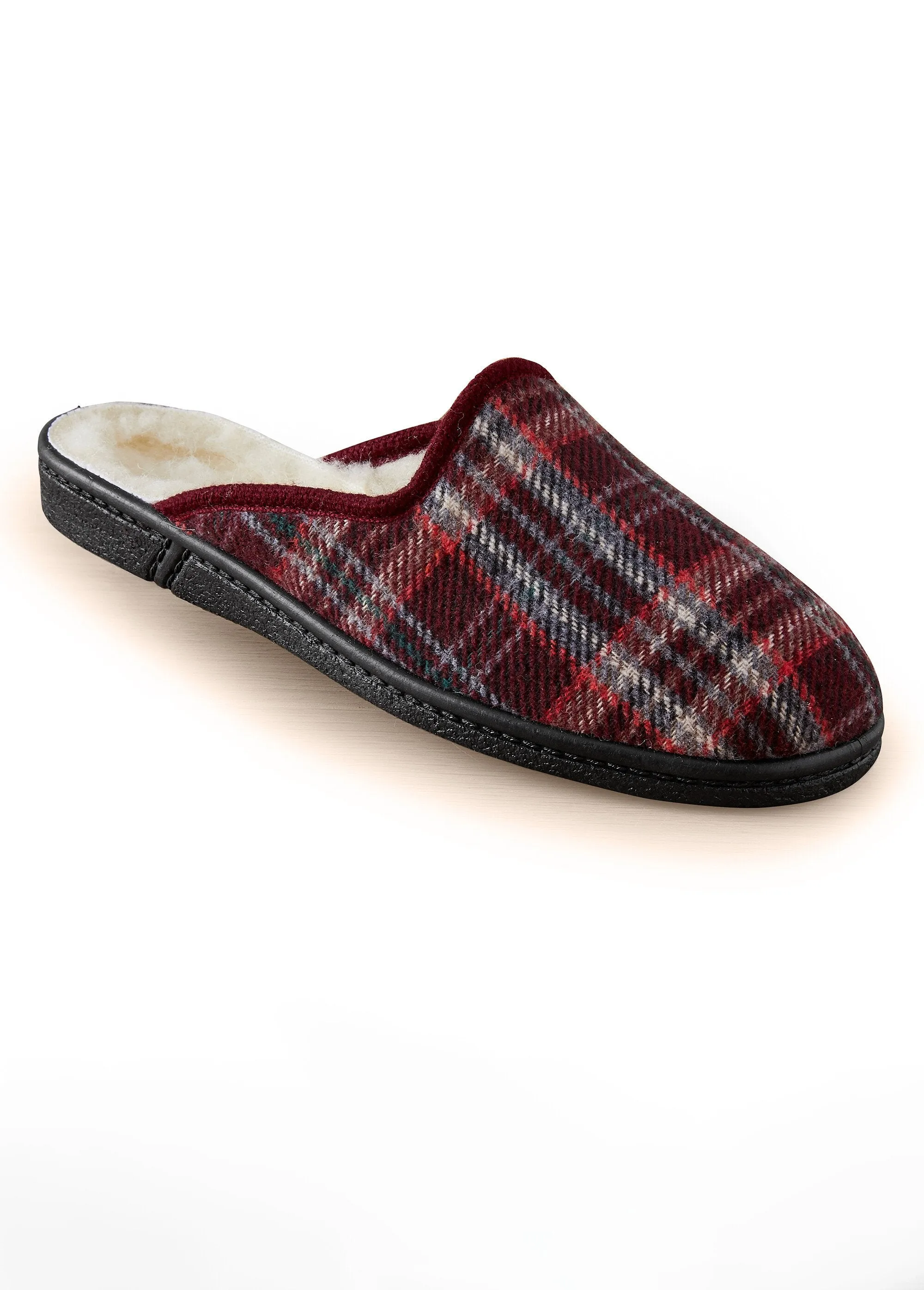 Mixed mule lined with pure wool