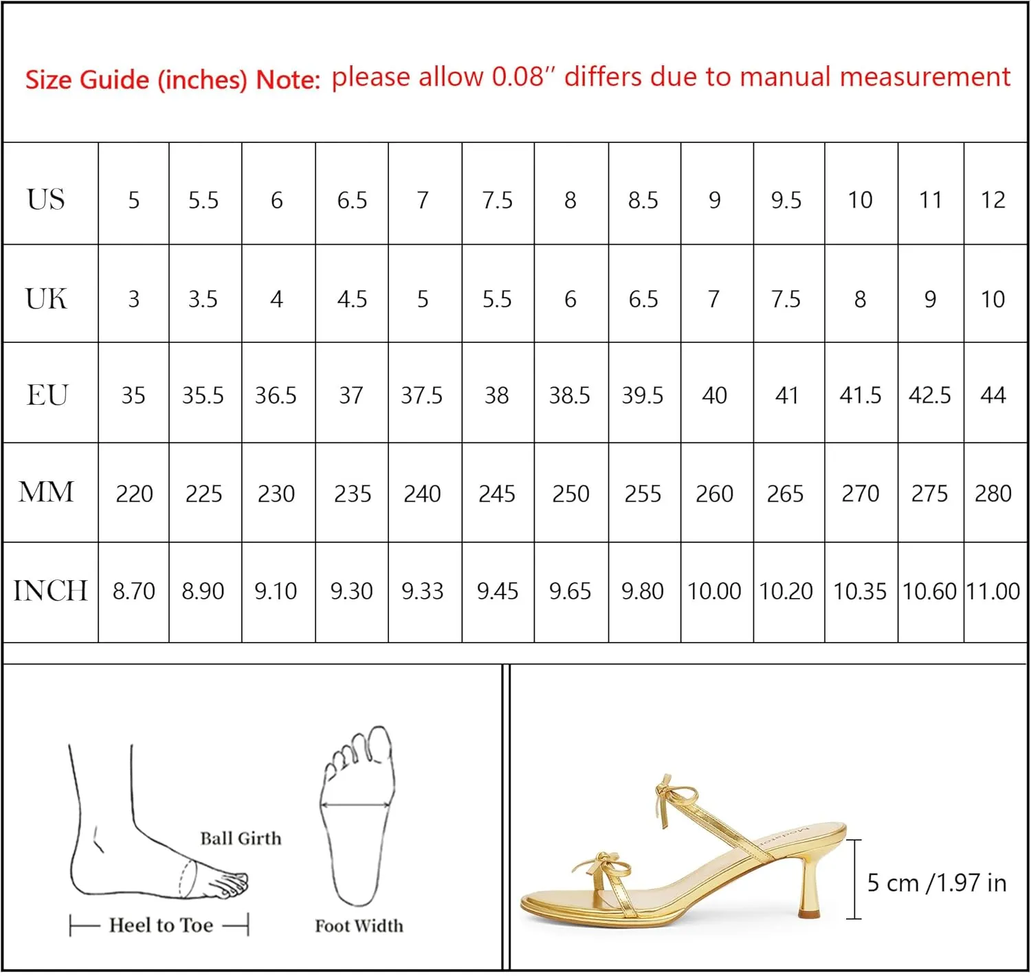 Modatope Two Strap Bow Tie Kitten Heel Sandals for Women Rounded Open Toe Heeled Sandals Women
