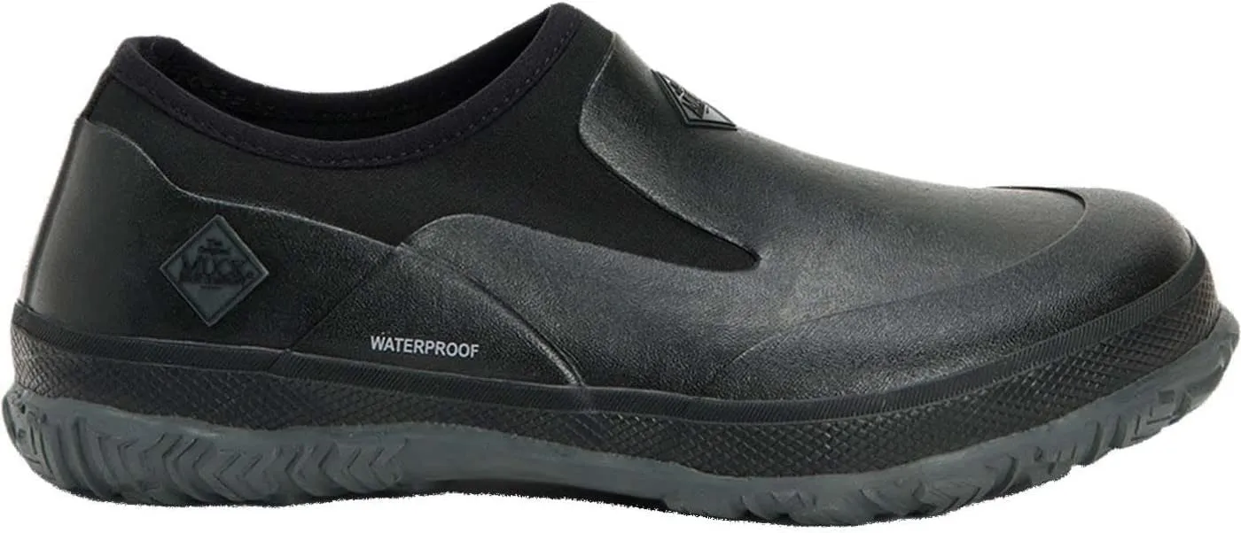 MUCK Men's Waterproof Lightweight Neoprene Topline Rubber Non-Slip Forager Low Ankle Rain Shoes Unisex