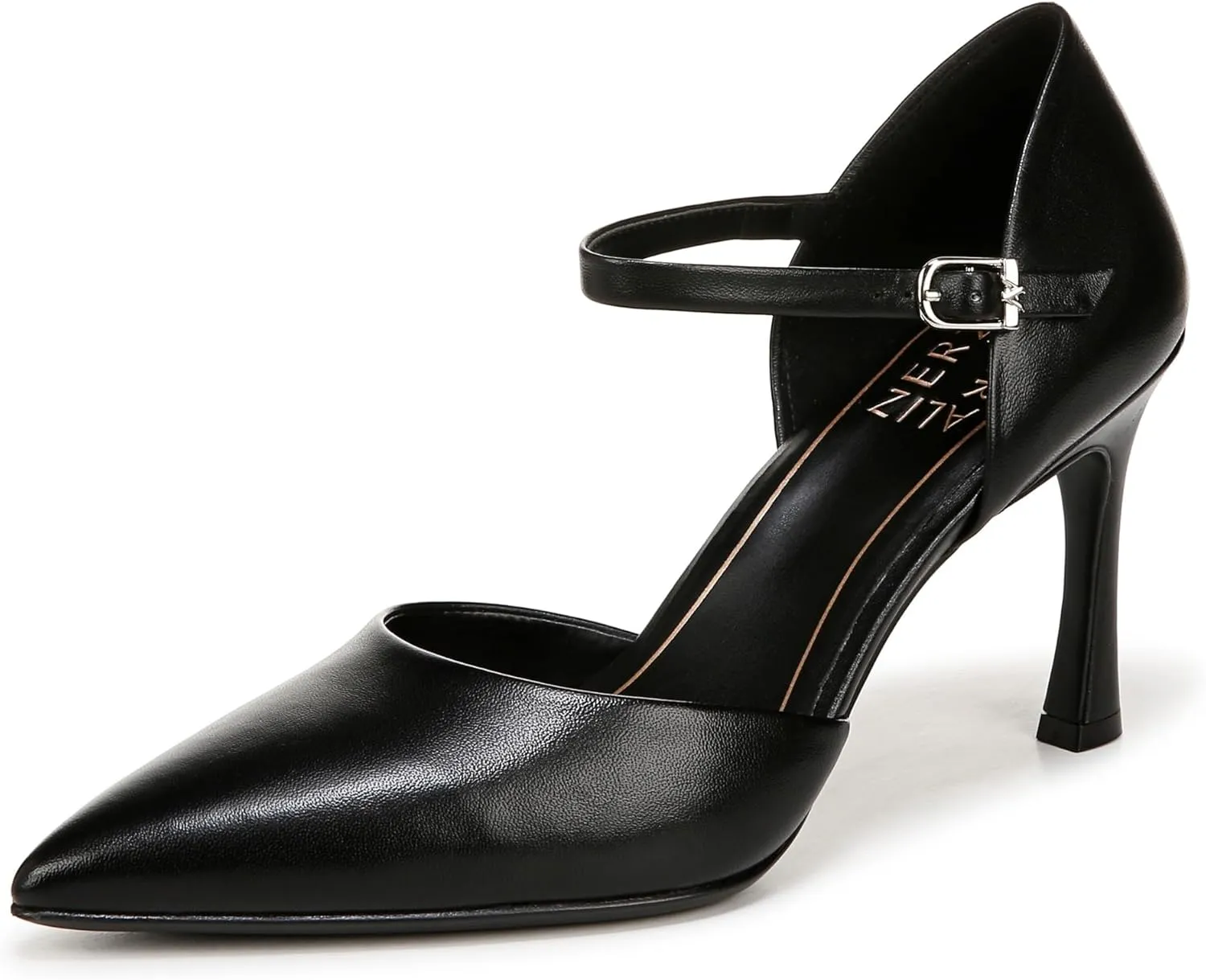 Naturalizer Womens Amber Pointed Toe Ankle Strap Pumps