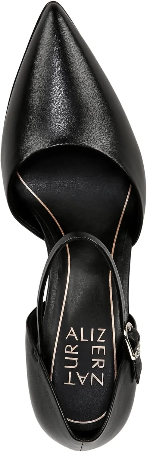 Naturalizer Womens Amber Pointed Toe Ankle Strap Pumps