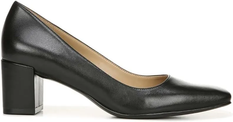 Naturalizer Women's Karina Low Block Heel Square Toe Pump