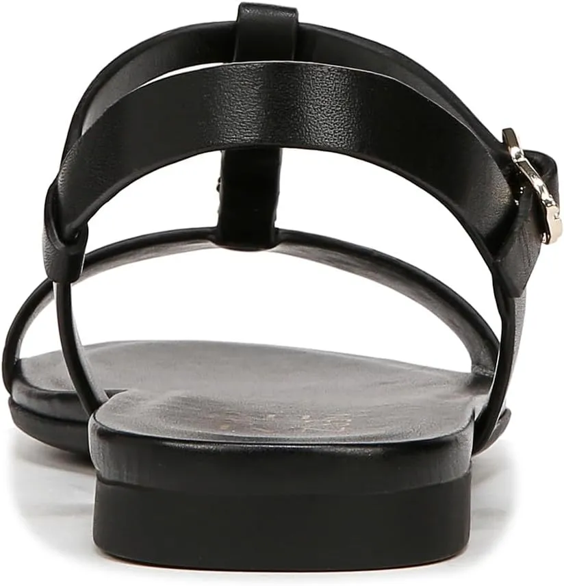 Naturalizer Womens Teach Chain-link Detail Flat Sandal