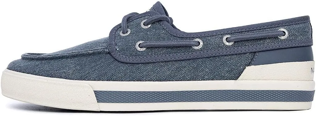 Nautica Men's Casual Boat Shoes, Moc-Toe Loafers with Cushioned Insole, Deck Fashion Sneaker