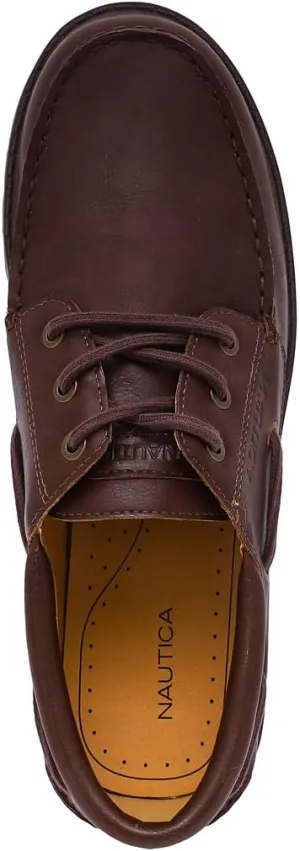 Nautica Men's Dress Boat Shoe, Casual Loafer Lace-Up Fashion Sneaker with Cushioned Insole – Comfortable, Lightweight and Durable