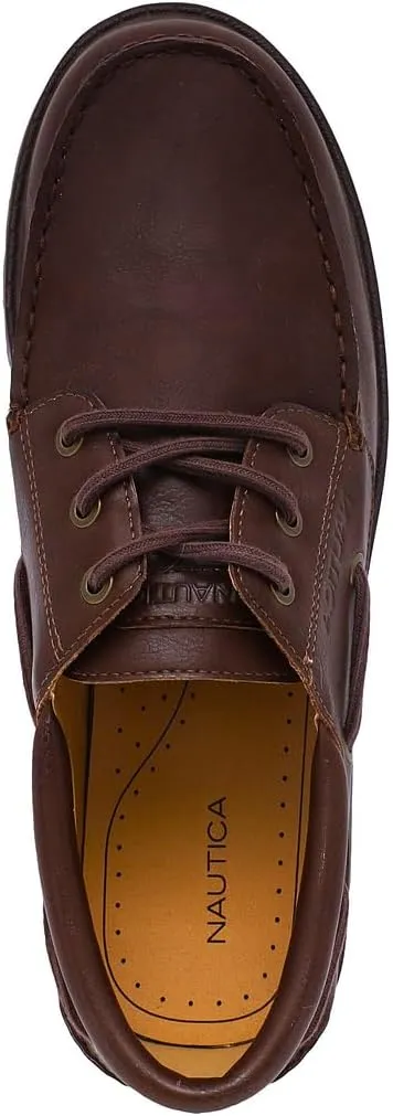 Nautica Men's Dress Boat Shoe, Casual Loafer Lace-Up Fashion Sneaker with Cushioned Insole – Comfortable, Lightweight and Durable