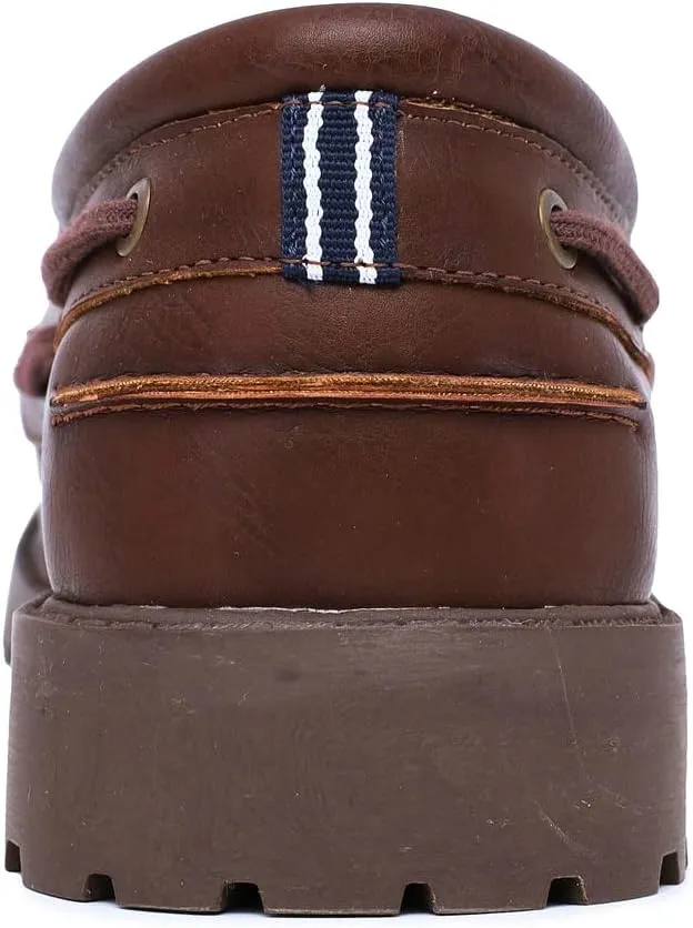 Nautica Men's Dress Boat Shoe, Casual Loafer Lace-Up Fashion Sneaker with Cushioned Insole – Comfortable, Lightweight and Durable