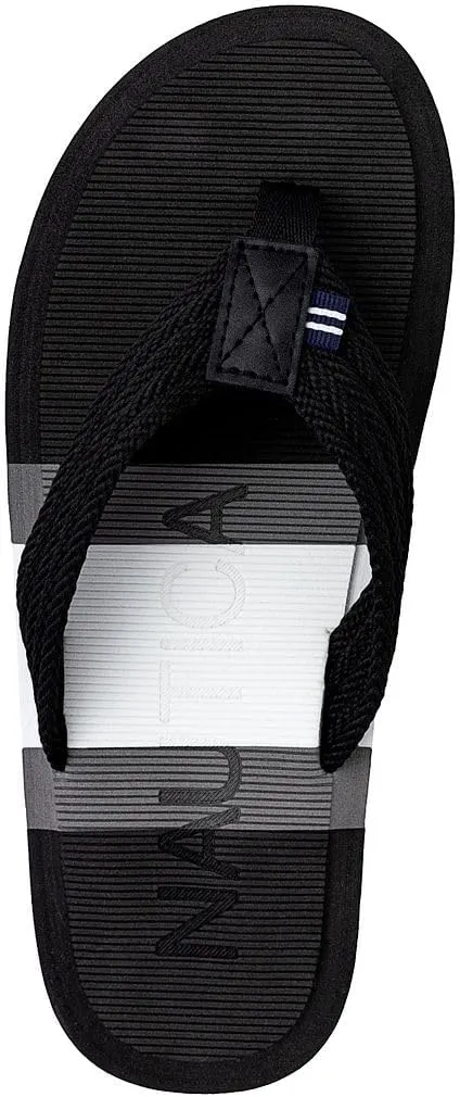 Nautica Men's Flip Flop, Beach Sandal, Boat Slide, Water Slippers