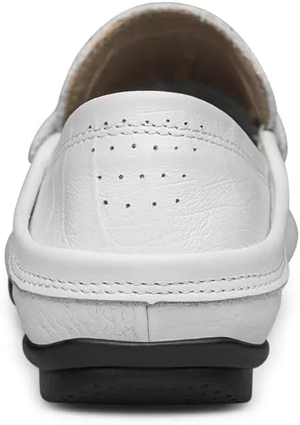 New Men's Loafers Round Toe PU Leather Crocodile Print Loafer Shoes Flat Heel Slip Resistant Flexible Prom Slip-on