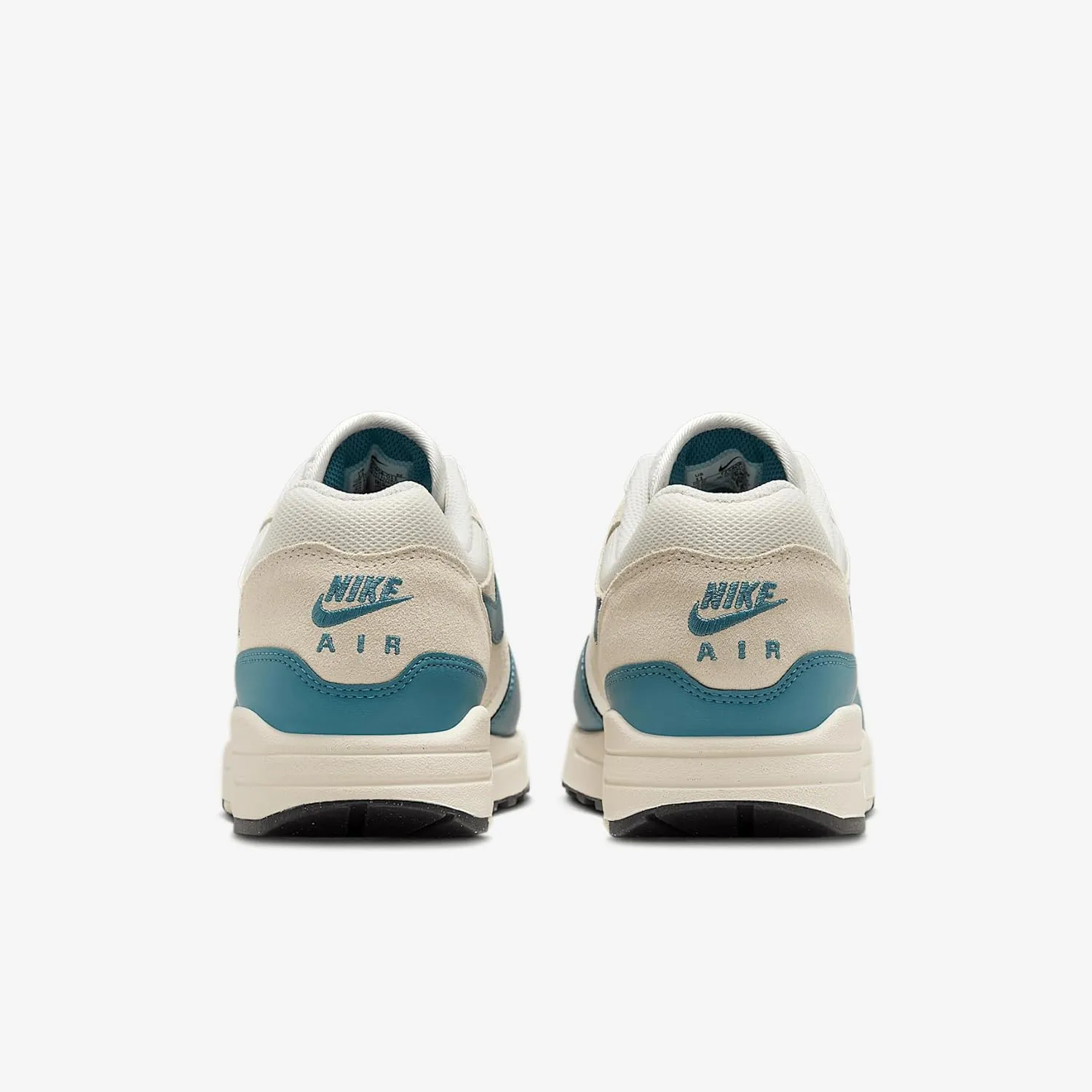 Nike Air Max 1 Essential Men's Shoes (FZ5808-011, Soft Pearl/Light Khaki/Black/Smokey Blue)