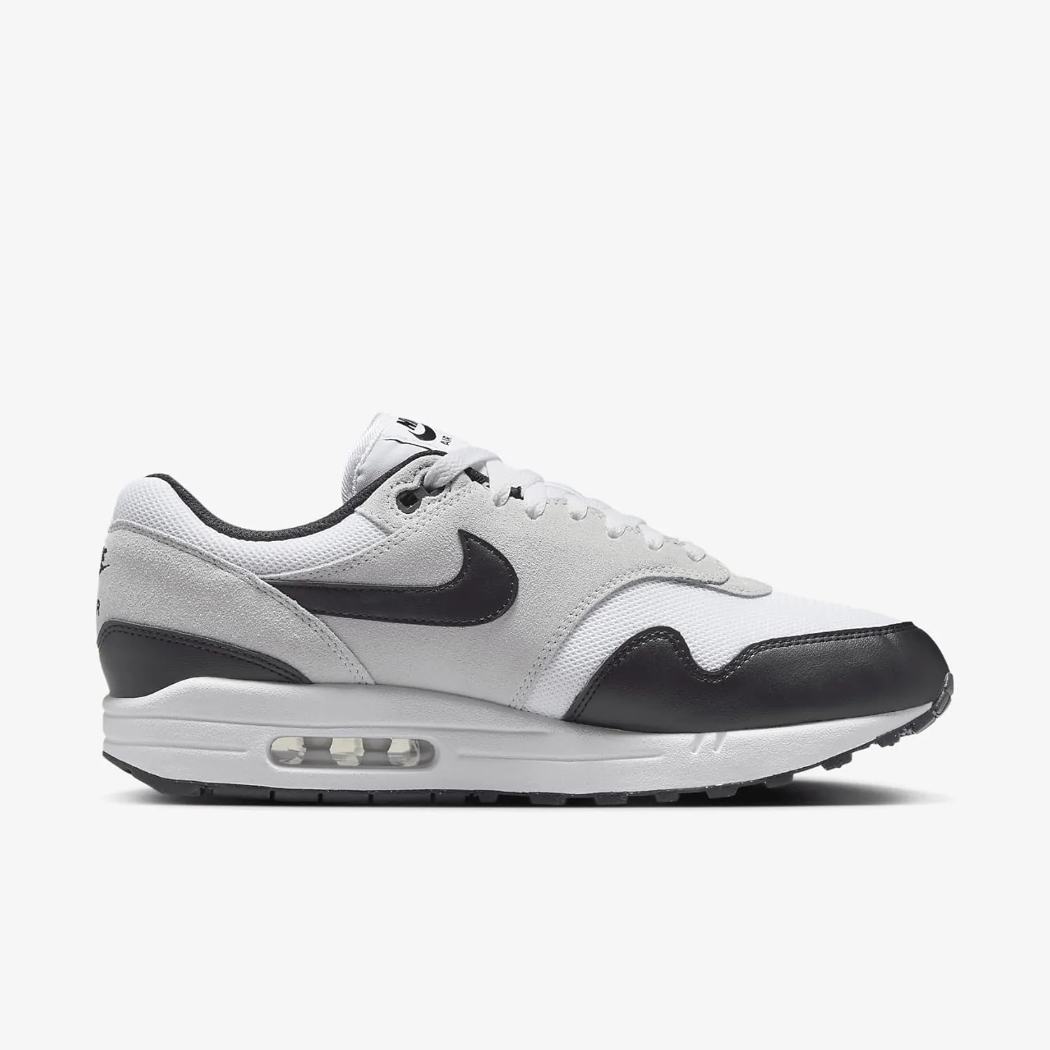Nike Air Max 1 Essential Men's Shoes (FZ5808-102, White/Pure Platinum/Black)