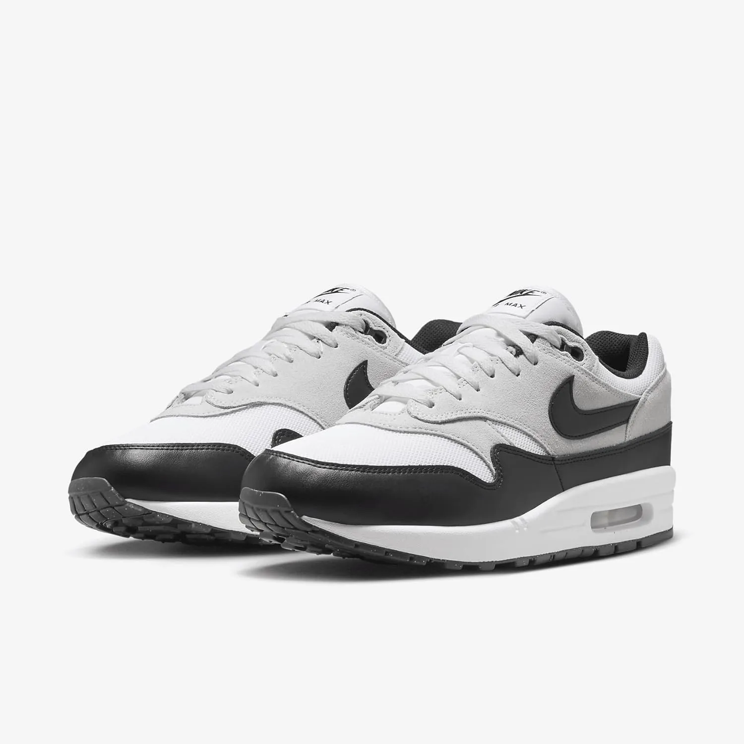 Nike Air Max 1 Essential Men's Shoes (FZ5808-102, White/Pure Platinum/Black)