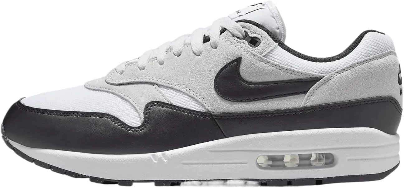 Nike Air Max 1 Essential Men's Shoes (FZ5808-102, White/Pure Platinum/Black)
