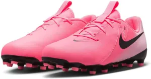Nike Jr. Phantom GX 2 Academy Little/Big Kids' MG Low-Top Soccer Cleats (FD6722-600, Sunset Pulse/Black) Size 4.5