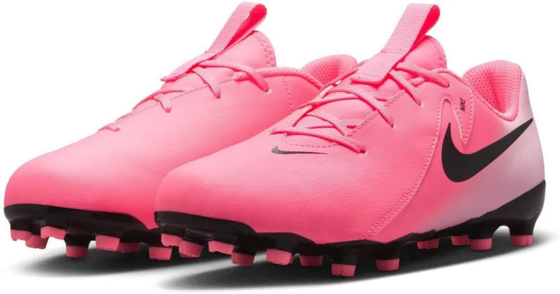 Nike Jr. Phantom GX 2 Academy Little/Big Kids' MG Low-Top Soccer Cleats (FD6722-600, Sunset Pulse/Black) Size 4.5