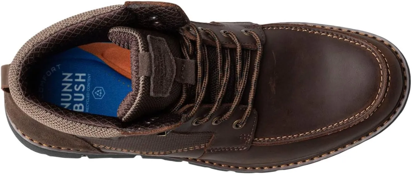 Nunn Bush Men's Karnak Moccasin Toe Boot Lightweight Comfortable Chukka