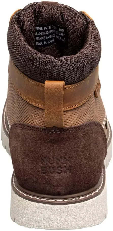 Nunn Bush Men's Karnak Moccasin Toe Boot Lightweight Comfortable Chukka