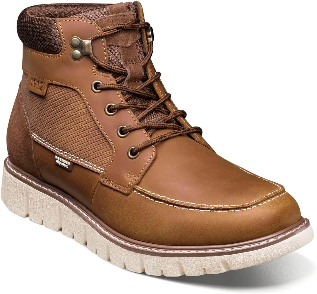 Nunn Bush Men's Karnak Moccasin Toe Boot Lightweight Comfortable Chukka